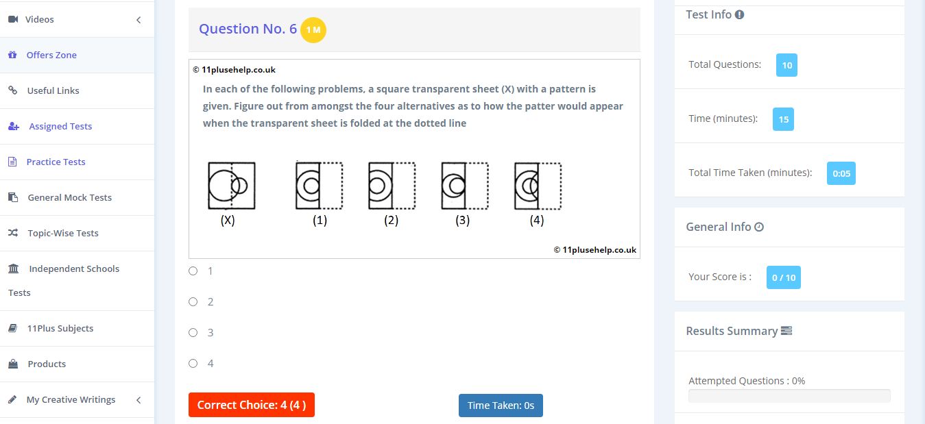 11 Plus Non-Verbal Reasoning