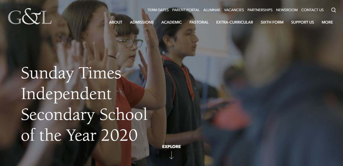 Godolphin and Latymer School Home page