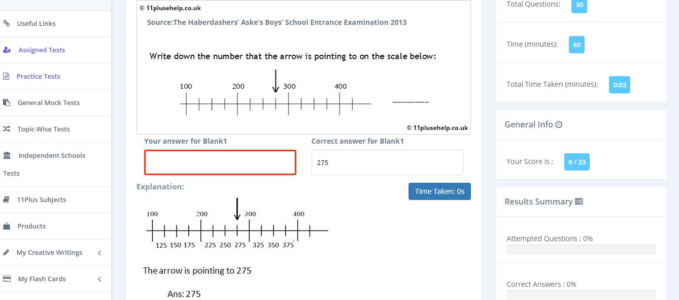 11 Plus Independent School Maths Sample Paper 