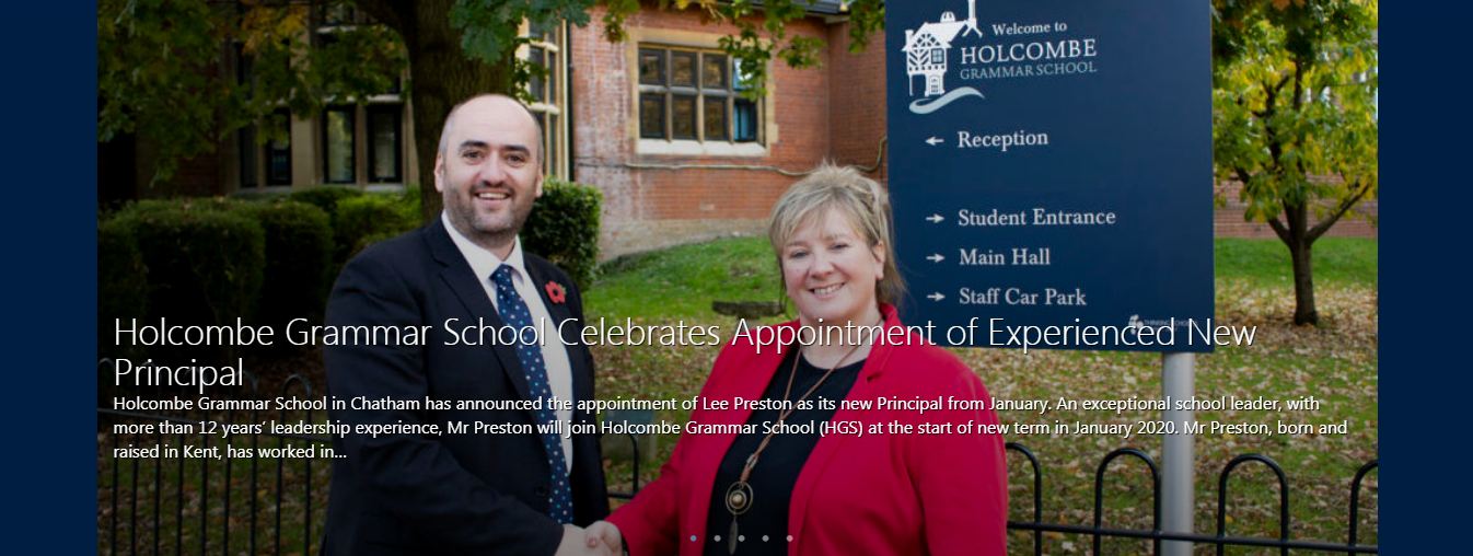 Holcombe Grammar School Home Page