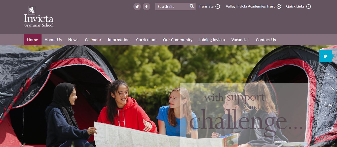 Invicta  Grammar School Home Page