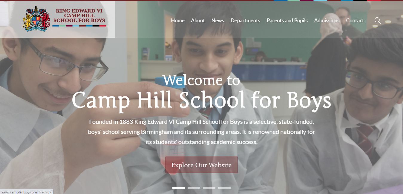 King Edward VI Camp Hill School for Boys Home Page