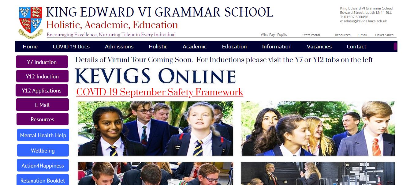 King Edward VI Grammar School Home Page