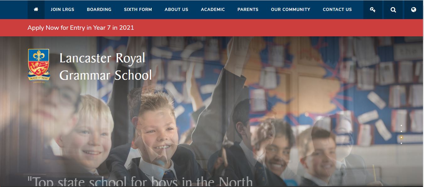 Lancaster Royal Grammar School Home Page