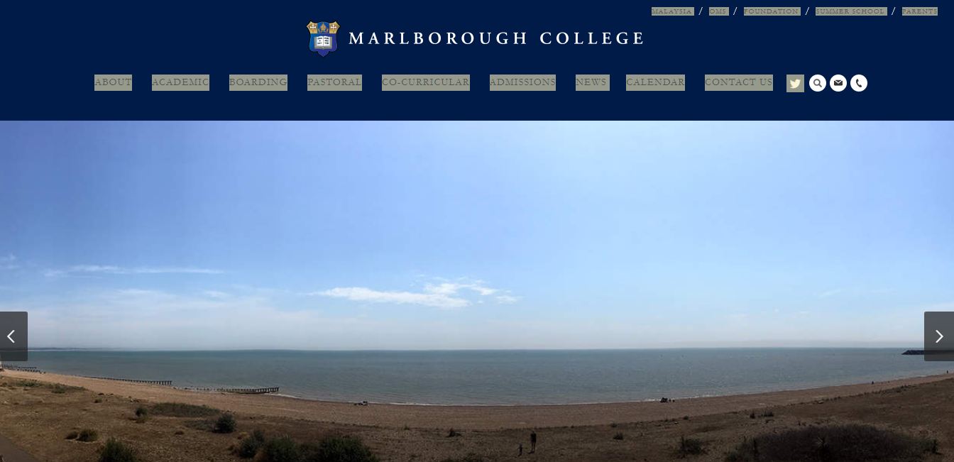 Marlborough College home page