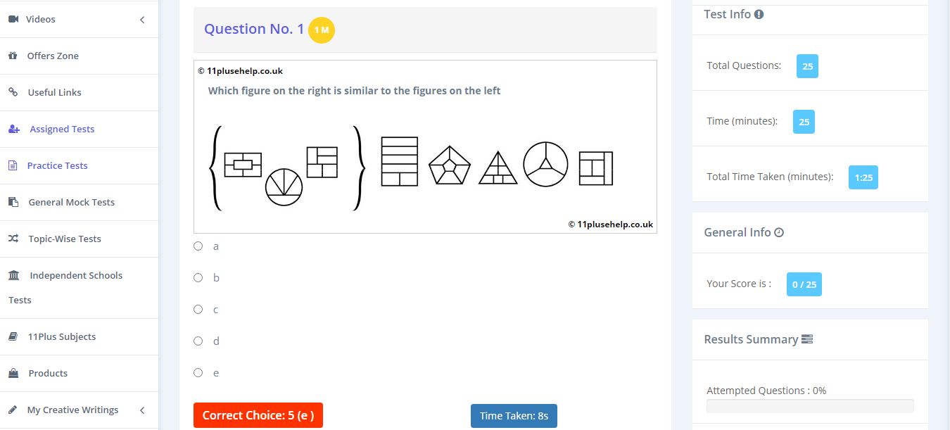 11 Plus Mock Tests