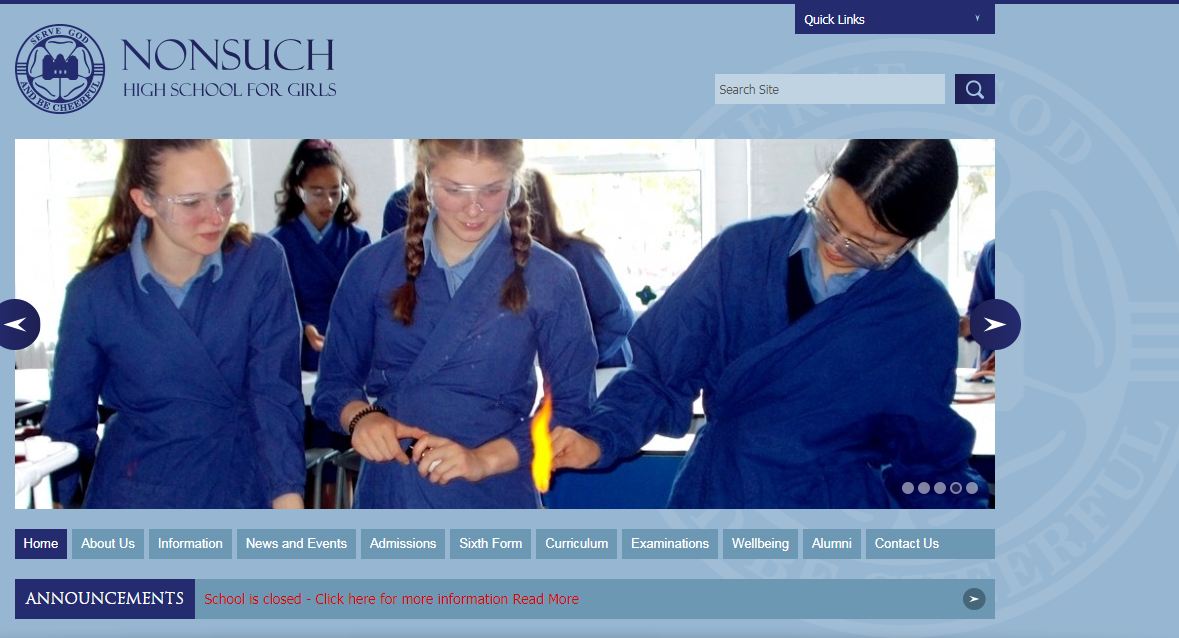 Nonsuch High School For Girls Home Page
