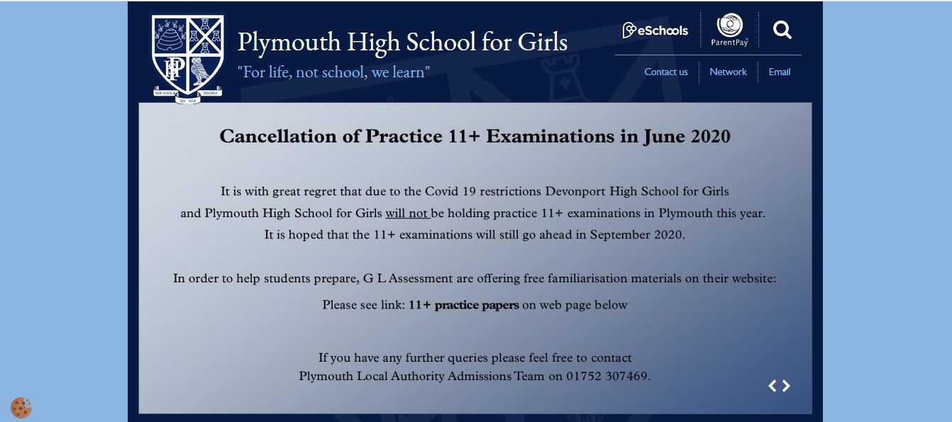 Plymouth High School for Girls Home Page