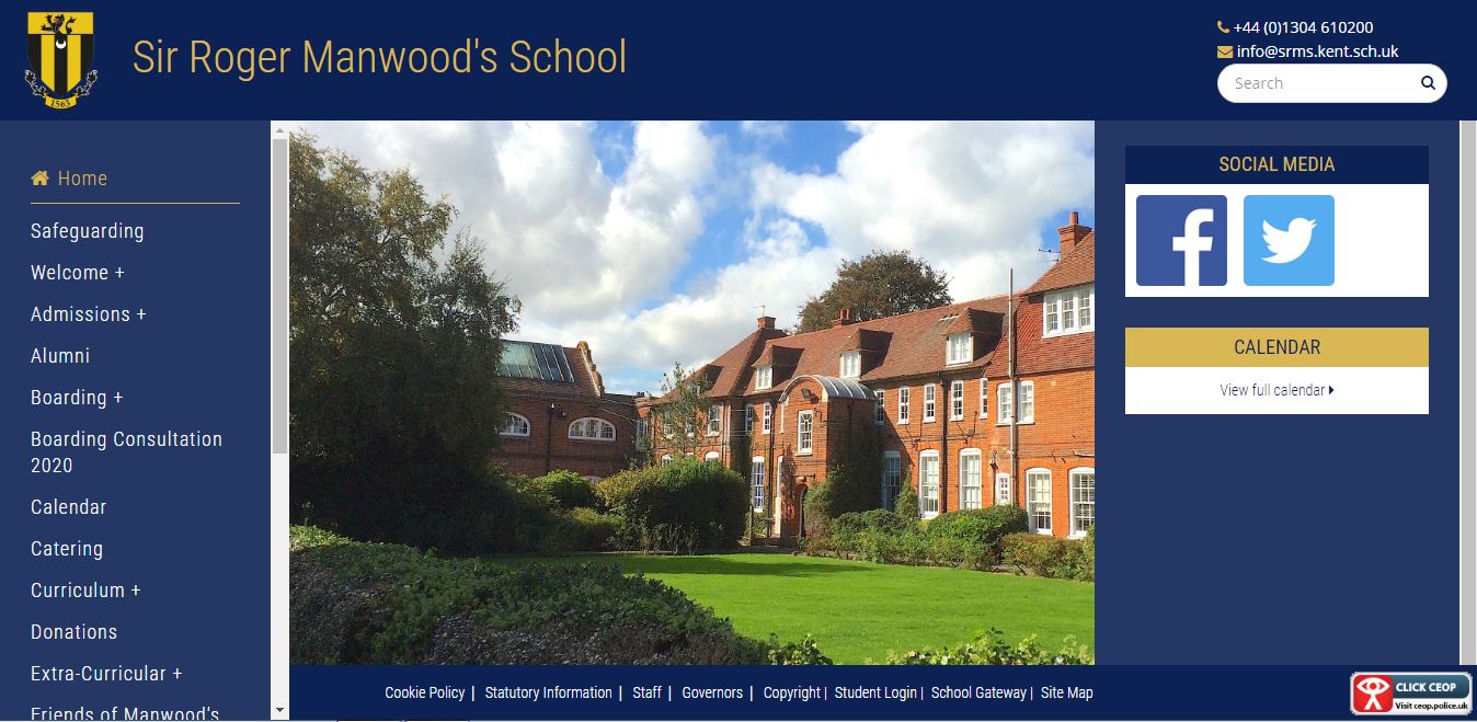 Sir Roger Manwoods School Home Page