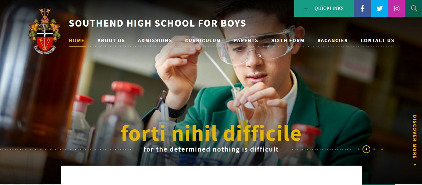 Southend High School for Boys Home Page