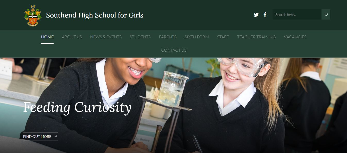 Southend High school for girls home page