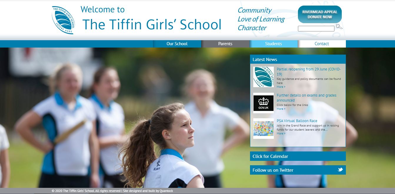 The Tiffin Girls School Home Page