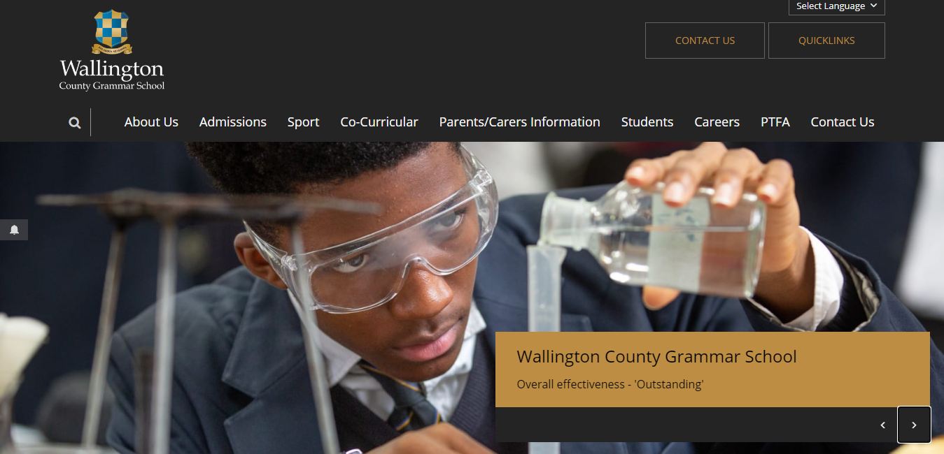 Wallington Country Grammar School Home Page