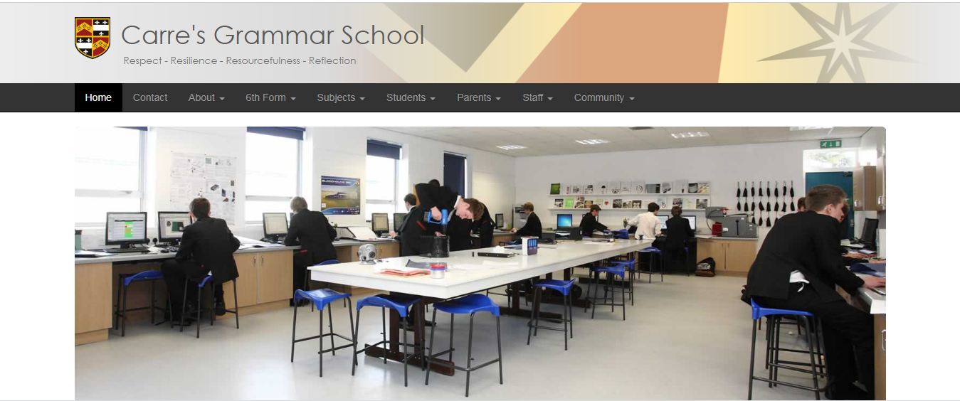 Carres Grammar School Home Page