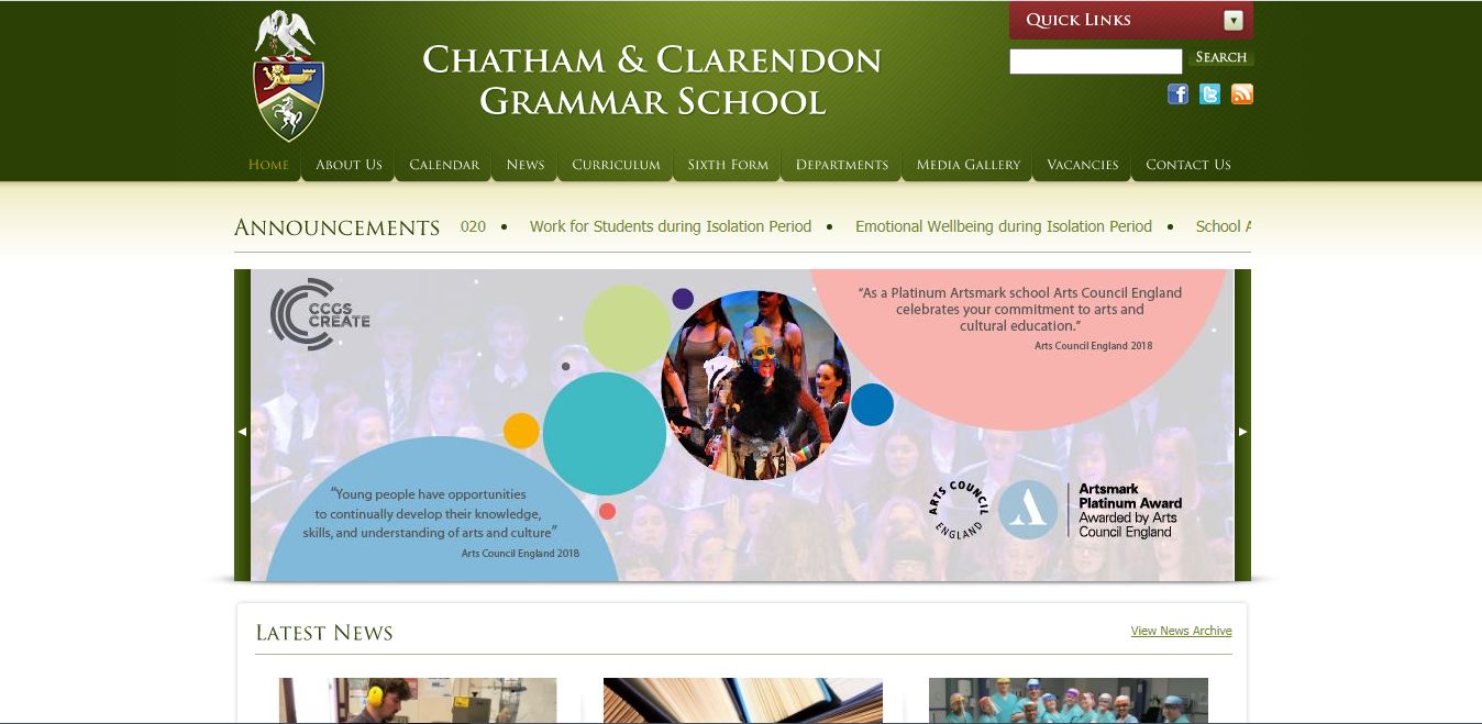 Chatham & Clarendon Grammar School Home Page