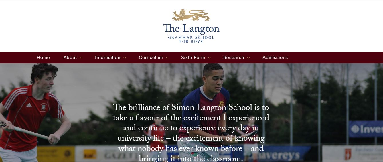 The Langton Grammar School for Boys Home Page